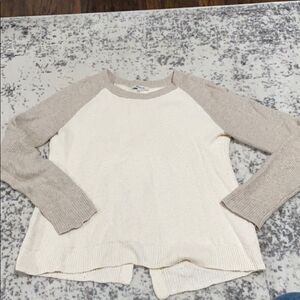 Madewell sweater size S EUC split open back